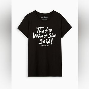 Torrid That's What She Said Tshirt "The Office"